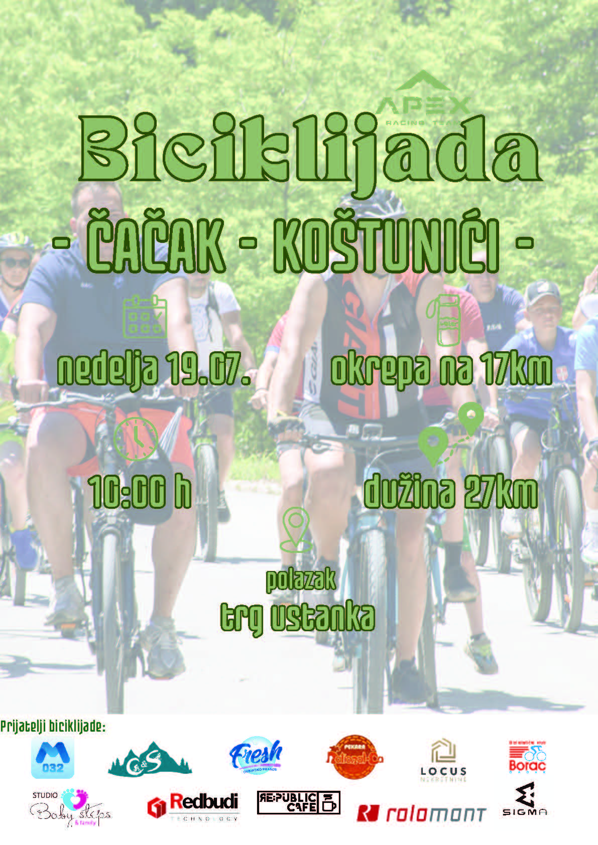 Biciklom do Koštunića: nova rekreativna vožnja za ljubitelje prirode